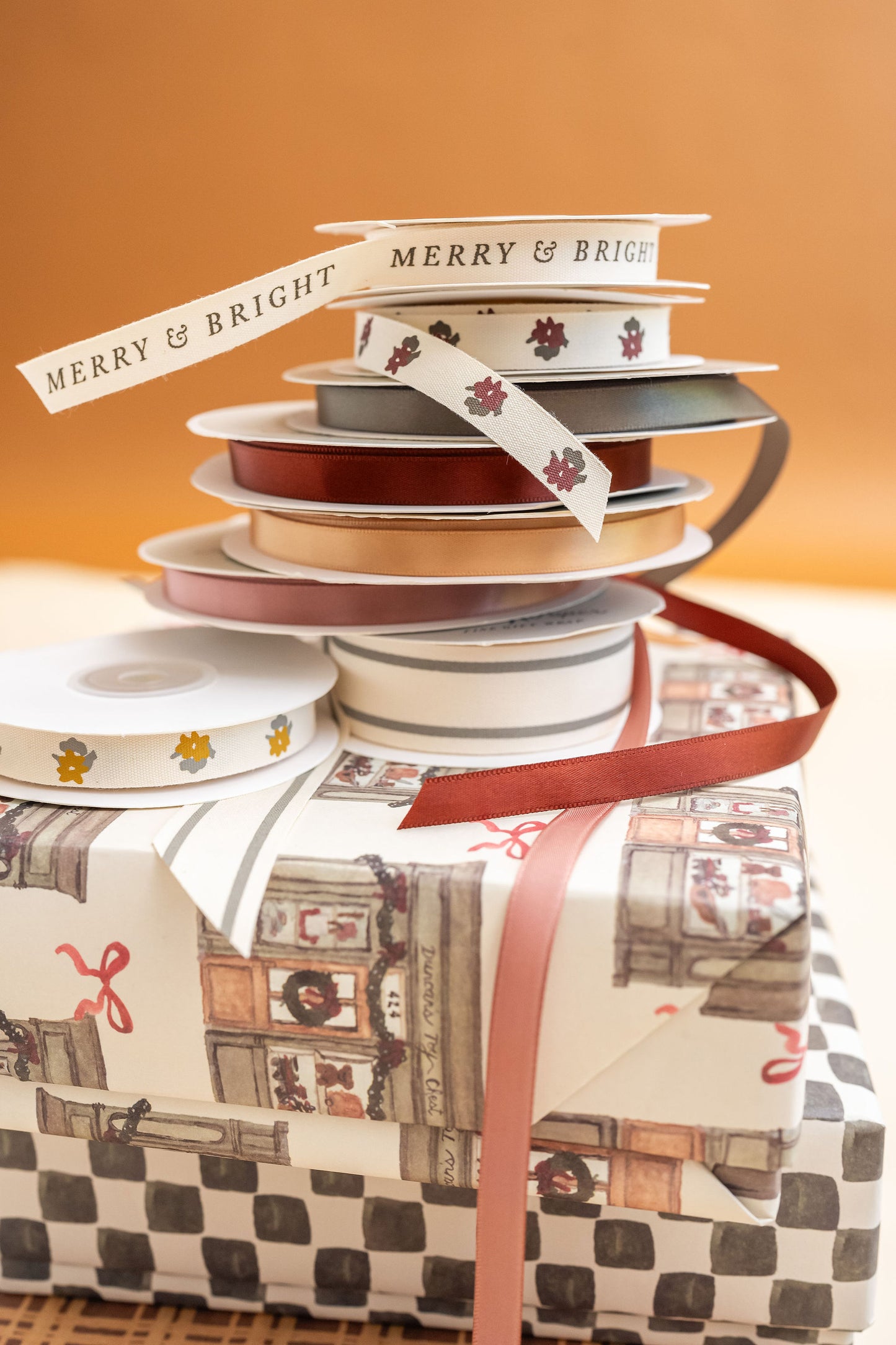 'Cranberry' Satin Ribbon